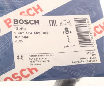 539 р. Датчик износа тормозных колодок AUDI A6 (12-),A7 (10-),A8 (09-),Q5 (12-) передний BOSCH BOSCH 1987474489  с доставкой в г. Пермь. Увеличить фотографию 3