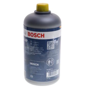 1 539 р. Жидкость тормозная DOT-4 1л High Perfomance BOSCH BOSCH 1987479113  с доставкой в г. Пермь. Увеличить фотографию 1