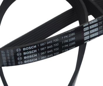2 149 р. Ремень приводной поликлиновой 7PK2285 JEEP Grand Cherokee (5.2) BOSCH BOSCH 1987945700  с доставкой в г. Пермь. Увеличить фотографию 2