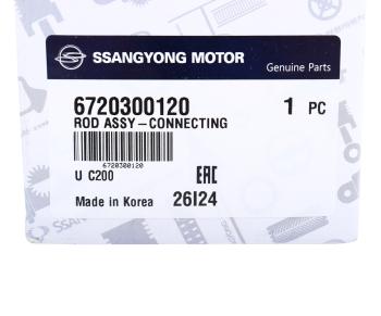 5 549 р. Шатун SSANGYONG Actyon (10-) (D20F) OE SSANGYONG 6720300120  с доставкой в г. Пермь. Увеличить фотографию 3