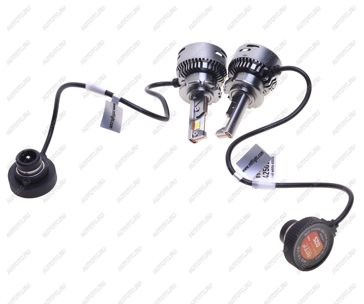7 249 р. Лампа светодиодная 12V D2S 35W P32d-2 (2шт.) 4250lm 6000K (2шт.) MTF MTF cpd2k6  с доставкой в г. Пермь