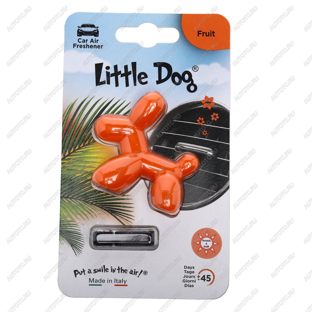 299 р. Ароматизатор на дефлектор полимерный (Фрукты) Little Dog DRIVE INT DRIVE INT ed0909  с доставкой в г. Пермь