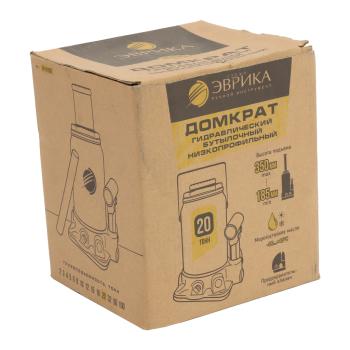 3 999 р. Домкрат бутылочный 20т 185-350мм с клапаном (ремкомплект) ЭВРИКА ЭВРИКА er-81002  с доставкой в г. Пермь. Увеличить фотографию 4
