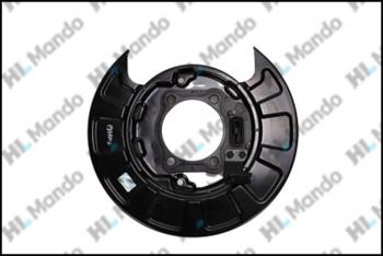 11 399 р. Щит тормоза HYUNDAI Santa Fe (05-) задний левый (с колодками) MANDO MANDO ex582502b000 MANDO ex582502b000  с доставкой в г. Пермь. Увеличить фотографию 1