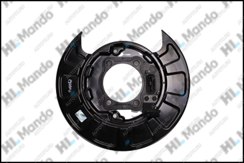 11 399 р. Щит тормоза HYUNDAI Santa Fe (05-) задний левый (с колодками) MANDO MANDO ex582502b000 MANDO ex582502b000  с доставкой в г. Пермь