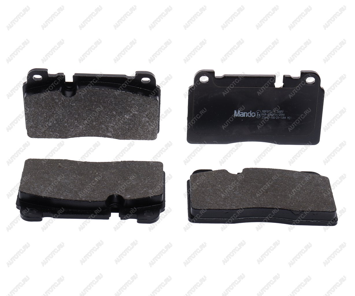 1 639 р. Колодки тормозные AUDI A7 (15-) передние (4шт.) MANDO MANDO mbf015391  с доставкой в г. Пермь