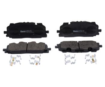 3 899 р. Колодки тормозные AUDI A4 (08-) передние (4шт.) MANDO MANDO mbf015395 MANDO mbf015395  с доставкой в г. Пермь. Увеличить фотографию 1