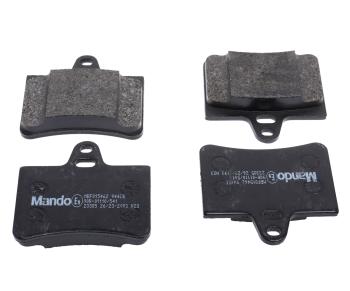 1 599 р. Колодки тормозные CITROEN C5 (01-) задние (4шт.) MANDO MANDO mbf015462 MANDO mbf015462  с доставкой в г. Пермь. Увеличить фотографию 1