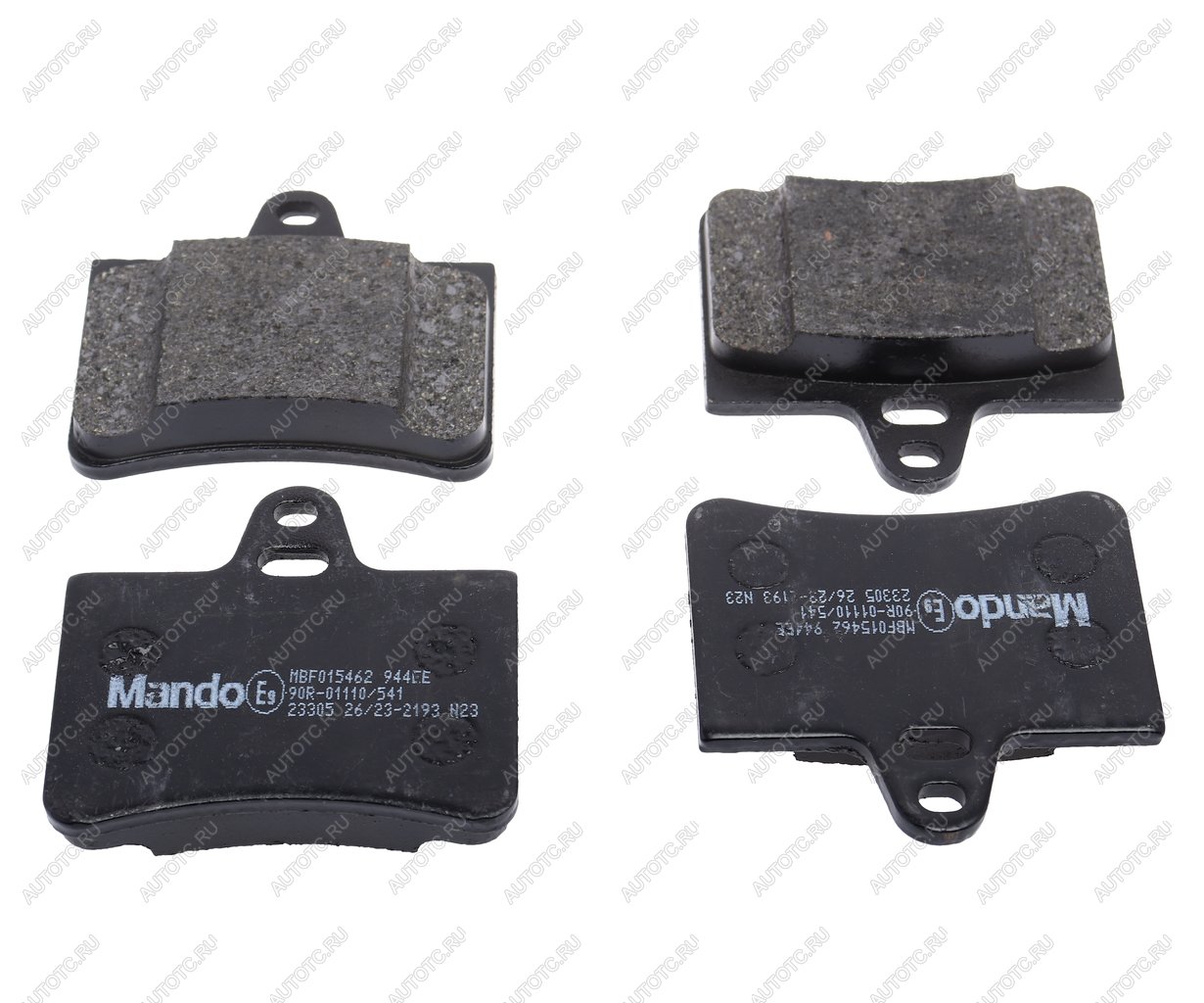 1 599 р. Колодки тормозные CITROEN C5 (01-) задние (4шт.) MANDO MANDO mbf015462 MANDO mbf015462  с доставкой в г. Пермь