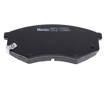 2 589 р. Колодки тормозные HYUNDAI Sonata YF (10-) передние (4шт.) MANDO MANDO mbf015553 MANDO mbf015553  с доставкой в г. Пермь. Увеличить фотографию 4