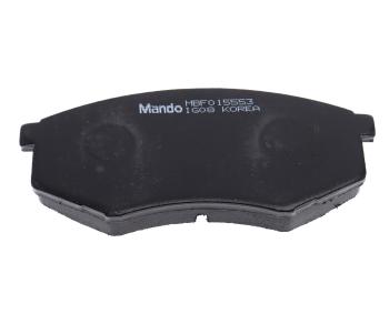 2 589 р. Колодки тормозные HYUNDAI Sonata YF (10-) передние (4шт.) MANDO MANDO mbf015553 MANDO mbf015553  с доставкой в г. Пермь. Увеличить фотографию 3