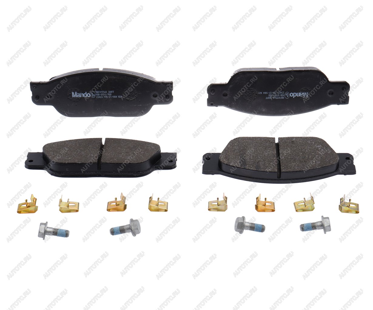 2 999 р. Колодки тормозные JAGUAR S-Type передние (4шт.) MANDO MANDO mbf015568 MANDO mbf015568  с доставкой в г. Пермь