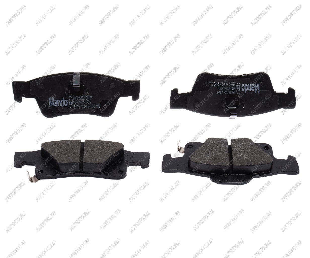 2 069 р. Колодки тормозные JEEP Grand Cherokee (10-) задние (4шт.) MANDO MANDO mbf015582 MANDO mbf015582  с доставкой в г. Пермь