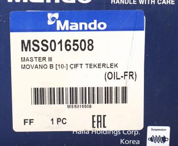 2 899 р. Амортизатор RENAULT Master 3 (10-) задний левыйправый газовый MANDO MANDO mss016508  с доставкой в г. Пермь. Увеличить фотографию 3