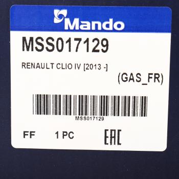 5 899 р. Амортизатор RENAULT Clio 3 (05-) передний левый/правый газовый MANDO MANDO mss017129 MANDO mss017129  с доставкой в г. Пермь. Увеличить фотографию 3