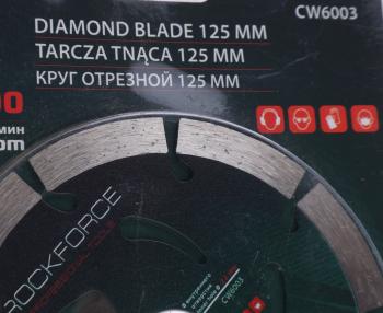 439 р. Круг отрезной по металлу 125x22мм в блистере ROCKFORCE ROCKFORCE rf-cw6003  с доставкой в г. Пермь. Увеличить фотографию 2