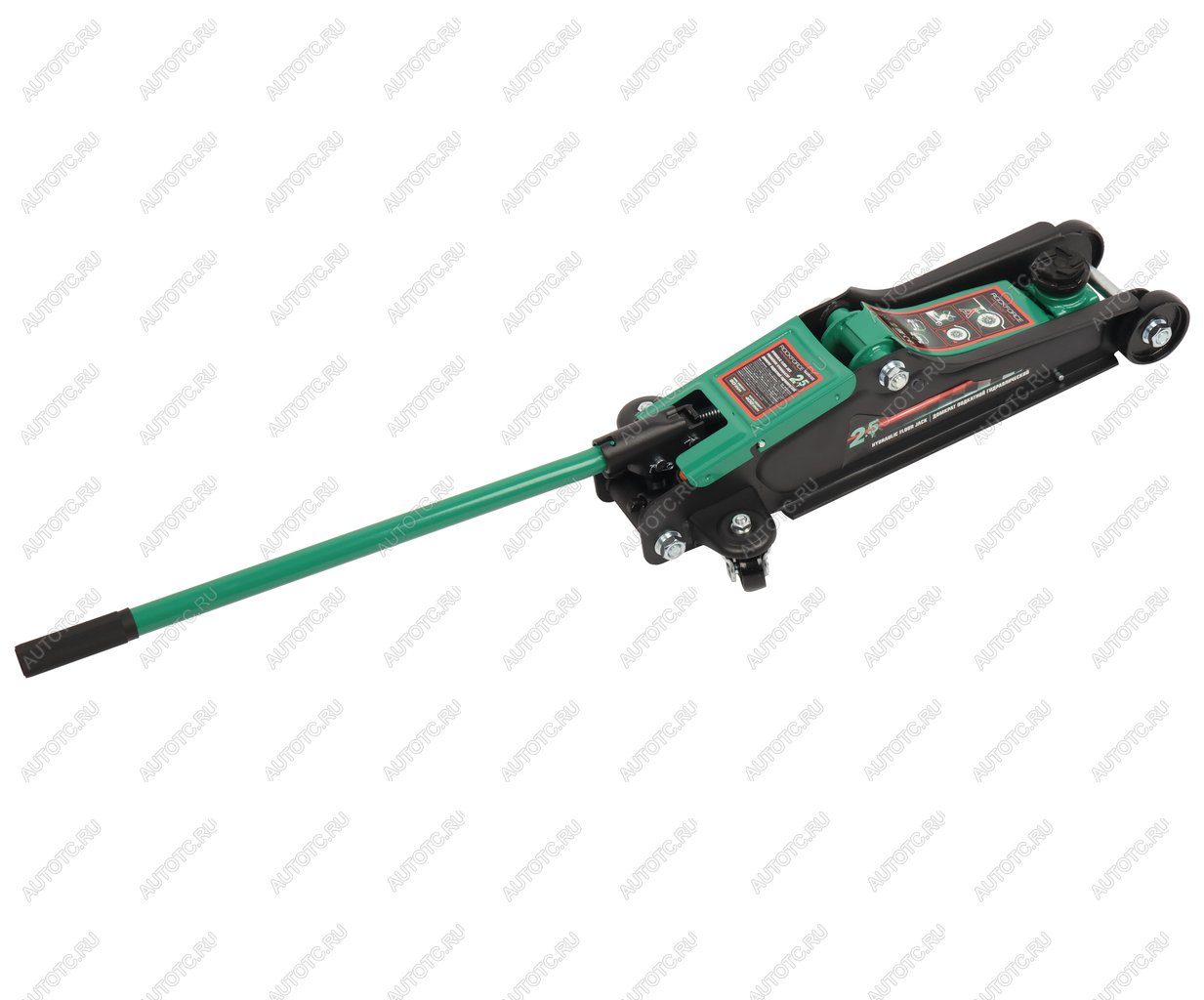 6 999 р. Домкрат подкатной 2.5т 90-400мм в кейсе ROCKFORCE ROCKFORCE rf-t830031(ds)  с доставкой в г. Пермь