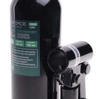 2 499 р. Домкрат бутылочный 4т 180-350мм с клапаном ROCKFORCE ROCKFORCE rf-t90404euro  с доставкой в г. Пермь. Увеличить фотографию 2