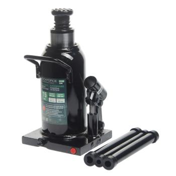 5 699 р. Домкрат бутылочный 15т 230-460мм с клапаном ROCKFORCE ROCKFORCE rf-t91504euro  с доставкой в г. Пермь. Увеличить фотографию 1