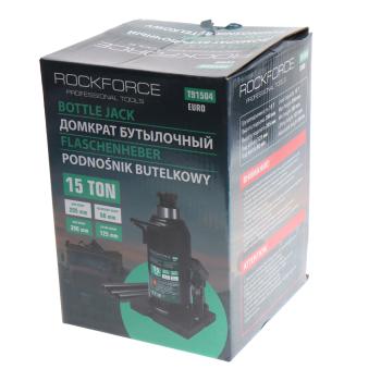 5 699 р. Домкрат бутылочный 15т 230-460мм с клапаном ROCKFORCE ROCKFORCE rf-t91504euro  с доставкой в г. Пермь. Увеличить фотографию 4