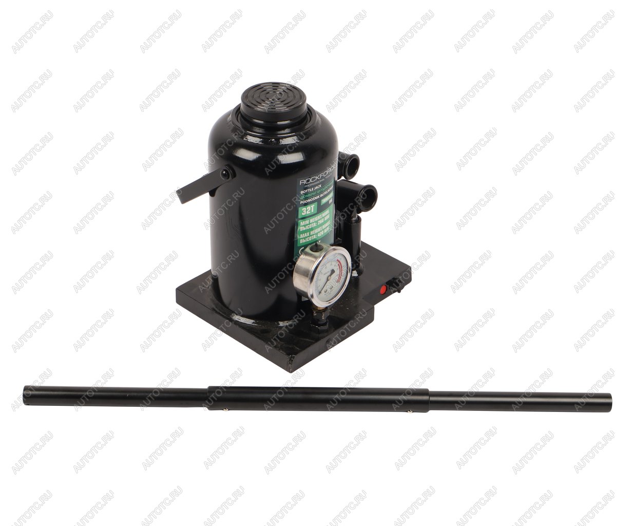 12 799 р. Домкрат бутылочный 32т 260-420мм с клапаном ROCKFORCE ROCKFORCE rf-th903501  с доставкой в г. Пермь