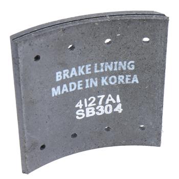 659 р. Накладка тормозной колодки HYUNDAI HD120 (шир.150мм, 8 отверстий) задней SANGSIN SANGSIN sl214  с доставкой в г. Пермь. Увеличить фотографию 2