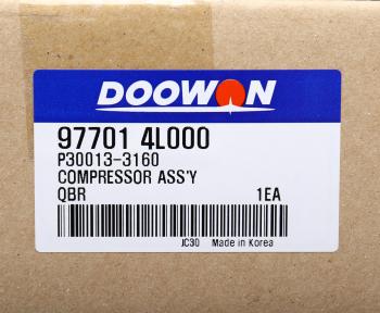 25 999 р. Компрессор HYUNDAI Solaris (10-) KIA Rio (11-) кондиционера DOOWON DOOWON 97701-4l000  с доставкой в г. Пермь. Увеличить фотографию 6