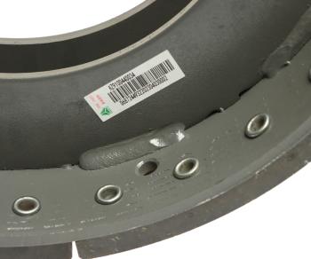 7 199 р. Колодка тормозная SITRAK HOWO передние с накладками (1шт.) OE SITRAK az9100440034  с доставкой в г. Пермь. Увеличить фотографию 4