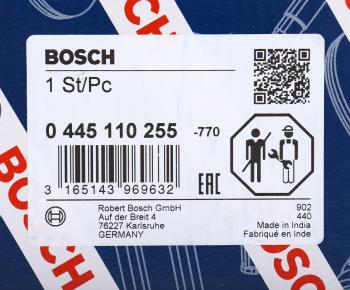 21 949 р. Форсунка HYUNDAI Accent (06-) KIA Ceed (06-) топливная BOSCH BOSCH 0445110255 BOSCH 0445110255  с доставкой в г. Пермь. Увеличить фотографию 4