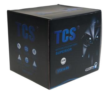 4 099 р. Аккумулятор TCS AGM 14Ач TCS 6ст14 ytx14-bs  с доставкой в г. Пермь. Увеличить фотографию 3