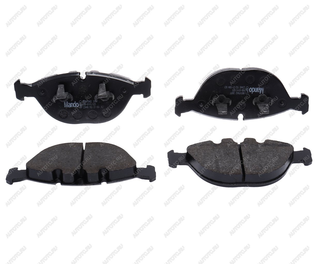 4 999 р. Колодки тормозные BMW X5 E53 (02-) (4.44.8) передние (4шт.) MANDO MANDO mbf015402  с доставкой в г. Пермь
