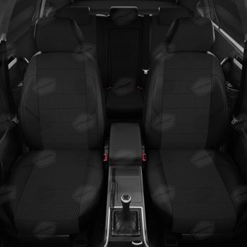 7 199 р. Авточехлы ЛАДА Largus (21-) экокожа-жаккард 5 мест задняя спинка 40х60 черные комплект AVTOLIDER AVTOLIDER vz29-2186-kk4  с доставкой в г. Пермь. Увеличить фотографию 2