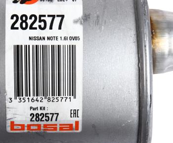 9 249 р. Глушитель NISSAN Note (06-13) средняя часть BOSAL BOSAL 282-577  с доставкой в г. Пермь. Увеличить фотографию 4