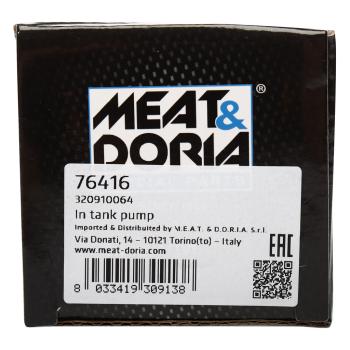 1 649 р. Насос топливный OPEL Astra G (01-05) (1.6),Corsa B (93-00) (1.01.41.6) электрический MEAT&DORIA MEAT&DORIA 76416  с доставкой в г. Пермь. Увеличить фотографию 6