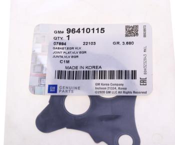 127 р. Прокладка CHEVROLET Aveo (03-08) клапана рециркуляции отработанных газов (EGR) OE GENERAL MOTORS 96410115  с доставкой в г. Пермь. Увеличить фотографию 3