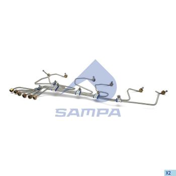 4 399 р. Трубка топливная MAN комплект SAMPA SAMPA 020.707  с доставкой в г. Пермь. Увеличить фотографию 1