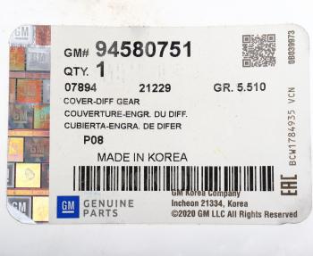 1 059 р. Картер CHEVROLET Aveo КПП OE GENERAL MOTORS 94580751  с доставкой в г. Пермь. Увеличить фотографию 3