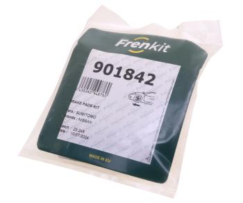 1 049 р. Пластина NISSAN Tiida (07-) колодок тормозных передних противоскрипная FRENKIT FRENKIT 901842  с доставкой в г. Пермь. Увеличить фотографию 3
