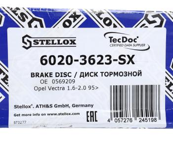 2 369 р. Диск тормозной OPEL Vectra B (95-03) передний (1шт.) STELLOX STELLOX 6020-3623-sx  с доставкой в г. Пермь. Увеличить фотографию 5