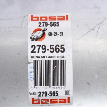 14 549 р. Глушитель RENAULT Megane (08-) задняя часть BOSAL BOSAL 279-565  с доставкой в г. Пермь. Увеличить фотографию 3