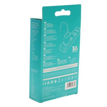 399 р. Устройство зарядное в розетку 1USB Type C BOROFONE BOROFONE ba38a white  с доставкой в г. Пермь. Увеличить фотографию 5