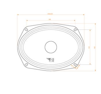 5 999 р. Колонки среднечастоные 6х9 (16х23см) 140Вт DL AUDIO DL AUDIO gryphon pro 69 se  с доставкой в г. Пермь. Увеличить фотографию 9