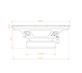 5 999 р. Колонки среднечастоные 6х9 (16х23см) 140Вт DL AUDIO DL AUDIO gryphon pro 69 se  с доставкой в г. Пермь. Увеличить фотографию 10