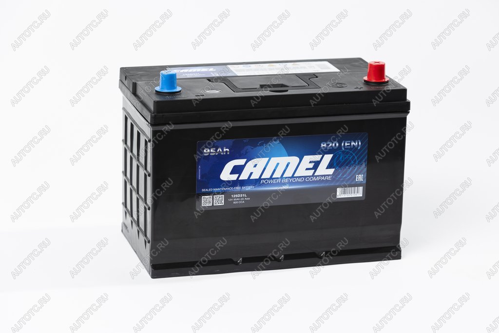 12 499 р. Аккумулятор CAMEL Asia 95Ач обратная полярность CAMEL 6ст95(0) 125d31l  с доставкой в г. Пермь