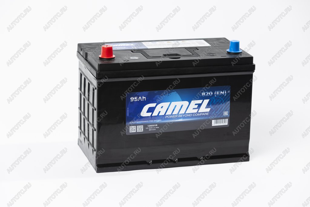 12 199 р. Аккумулятор CAMEL Asia 95Ач CAMEL 6ст95(1) 125d31r  с доставкой в г. Пермь