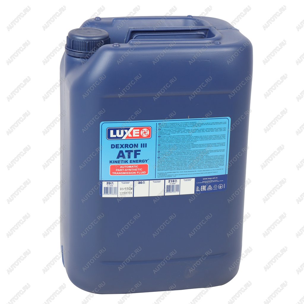 7 399 р. Масло трансмиссионное Kinetik Energy ATF Dexron III мин.20л LUXE LUXE 30468  с доставкой в г. Пермь