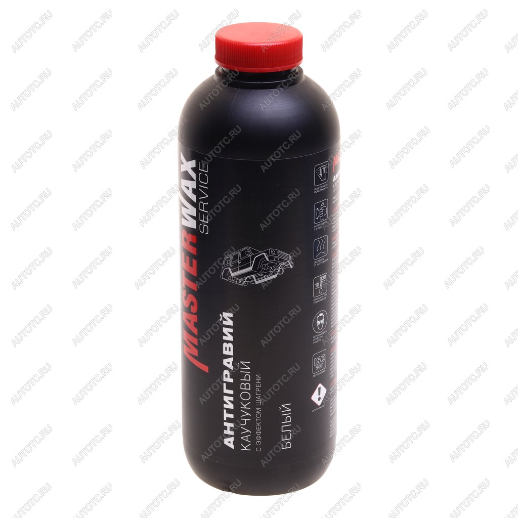 749 р. Антигравий белый 1л с эффектом шагрени в пластике MASTERWAX MASTERWAX mw030902  с доставкой в г. Пермь