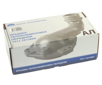 8 499 р. Крышка ЯМЗ теплообменника 7511,7601-1013600 МАЗ (алюминий) передняя ТЕПЛООБМЕННИК ТЕПЛООБМЕННИК 75.11-1013694 ал  с доставкой в г. Пермь. Увеличить фотографию 4