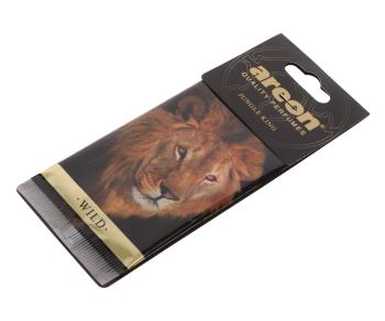 Ароматизатор подвесной пластина (король джунглей) Wild AREON AREON aw01