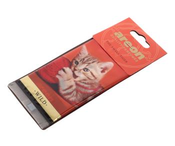 Ароматизатор подвесной пластина (маленький тигр) Wild AREON AREON aw05